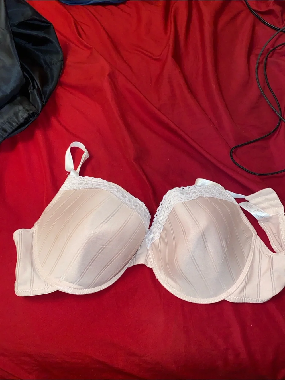 BodyEmbrace Lace Trim Bra, 40DD